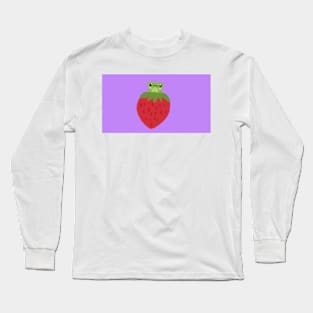 Frogonastrawberry Long Sleeve T-Shirt